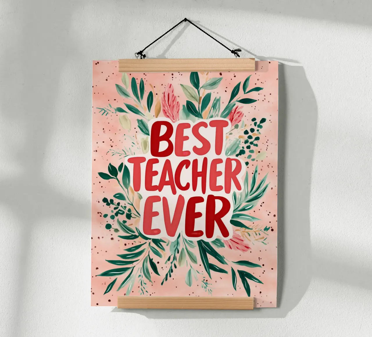 Best Teacher Ever (Version 1) carta hahnemühle da treechild