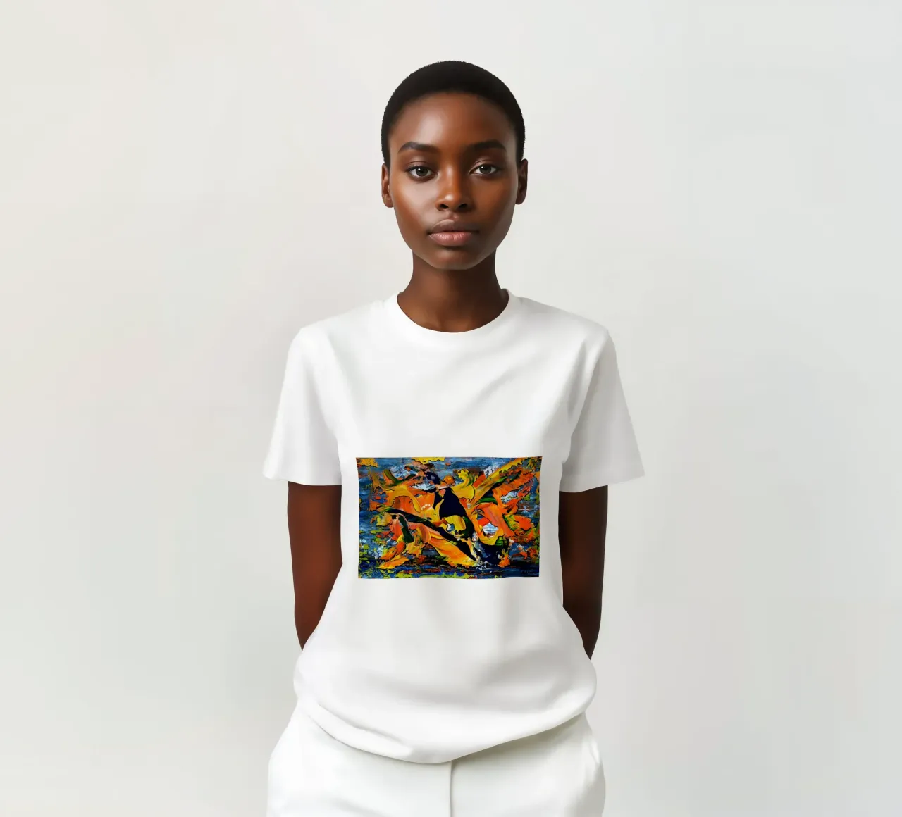 IDEAL GIFT 10 t-shirt da Thierry Vobmann Abstract painting