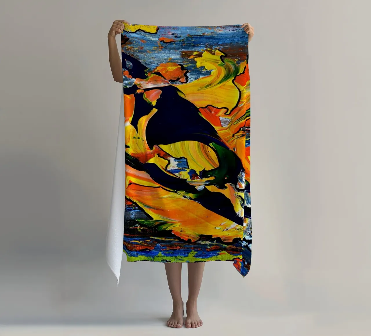 IDEAL GIFT 10 telo mare da Thierry Vobmann Abstract painting
