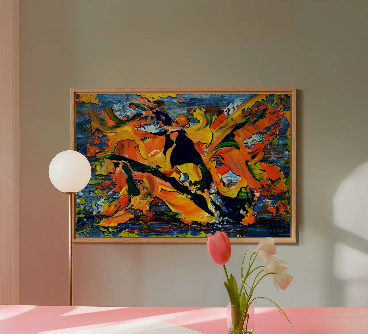 IDEAL GIFT 10 alluminio dibond da Thierry Vobmann Abstract painting