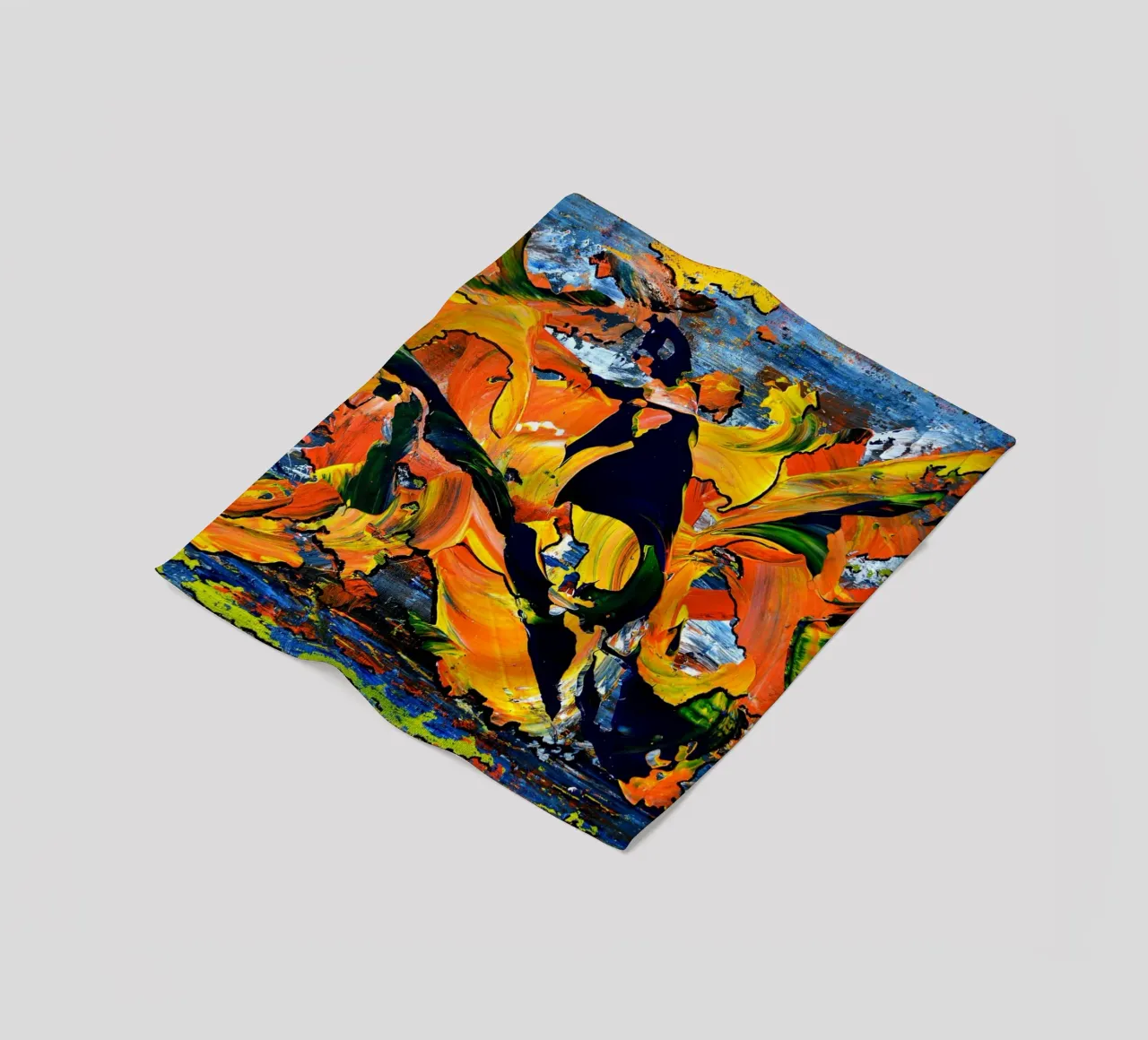 IDEAL GIFT 10 coperta in pile da Thierry Vobmann Abstract painting