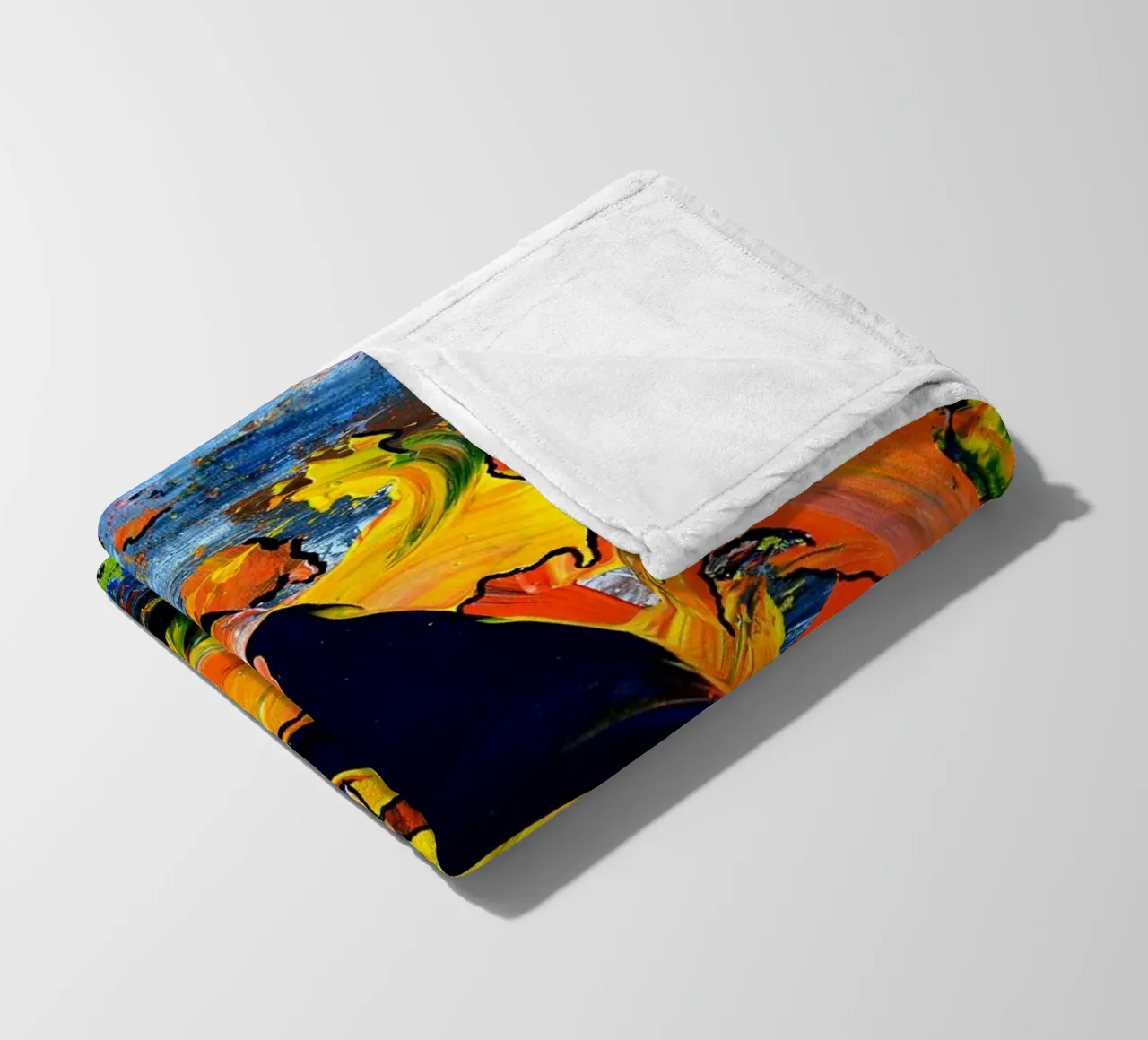 IDEAL GIFT 10 coperta in pile da Thierry Vobmann Abstract painting