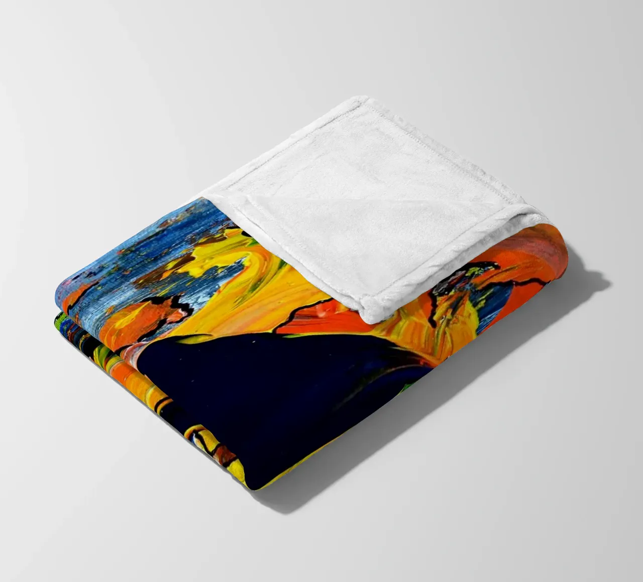 IDEAL GIFT 10 coperta in pile da Thierry Vobmann Abstract painting