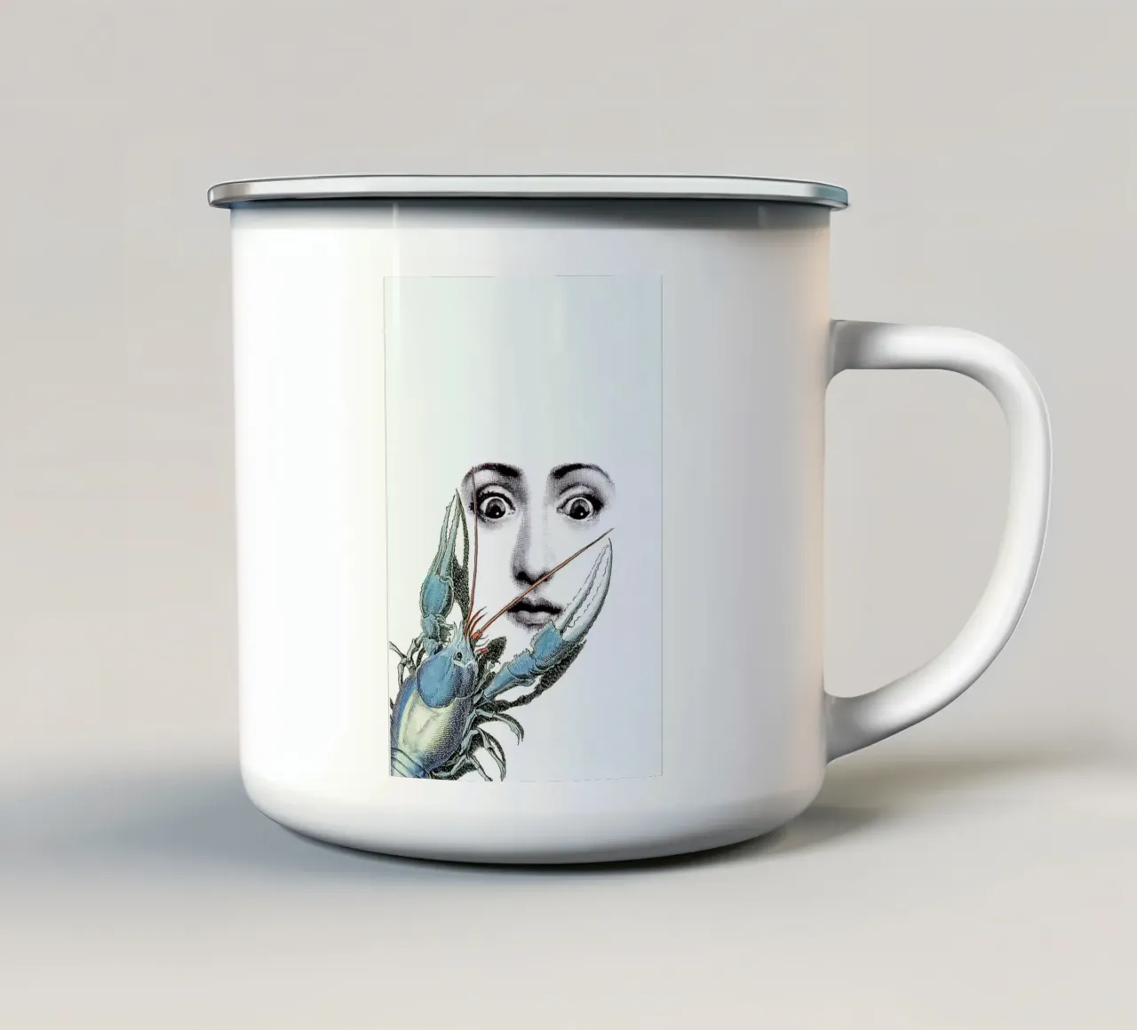 WOW2 tazza in smalto da Rococco LA
