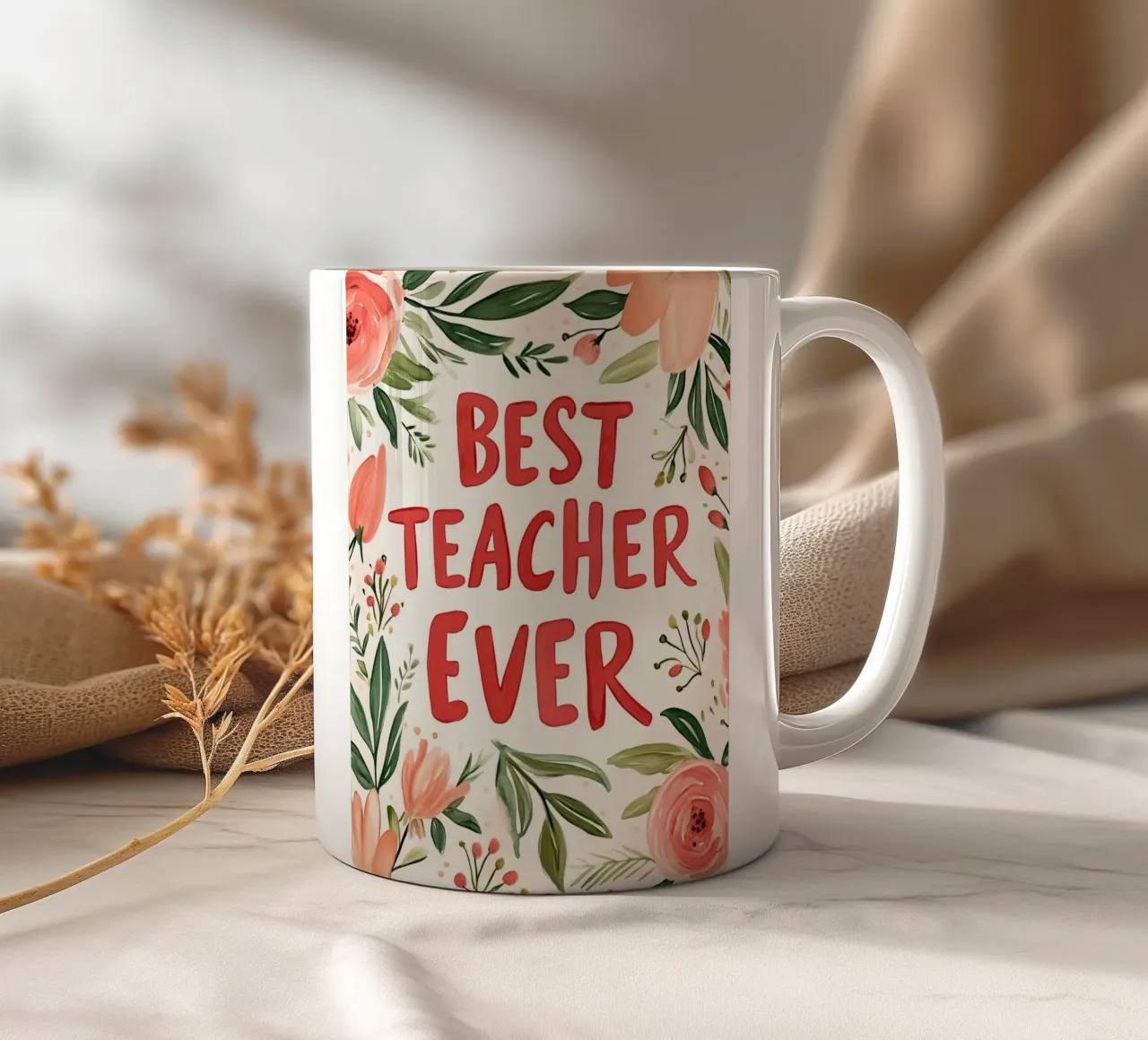 Best Teacher Ever (Version 2) tazza in ceramica da treechild