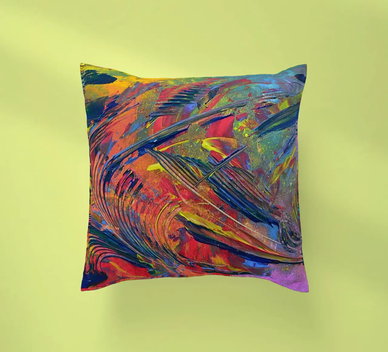 IDEAL GIFT 14 cuscino da Thierry Vobmann Abstract painting