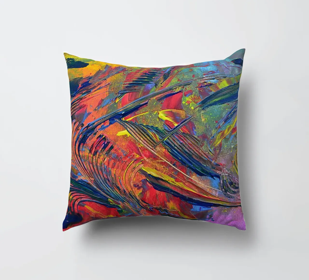 IDEAL GIFT 14 cuscino da Thierry Vobmann Abstract painting