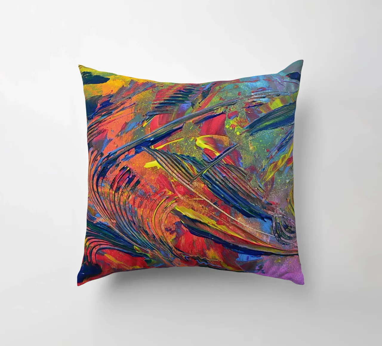 IDEAL GIFT 14 cuscino da Thierry Vobmann Abstract painting