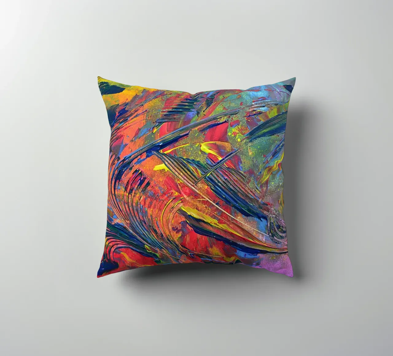 IDEAL GIFT 14 cuscino da Thierry Vobmann Abstract painting