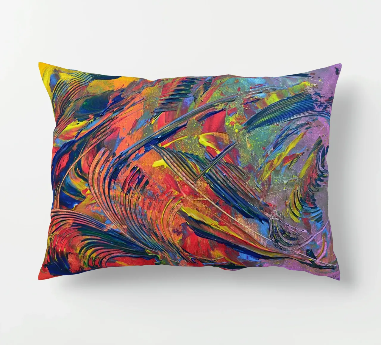 IDEAL GIFT 14 cuscino da Thierry Vobmann Abstract painting