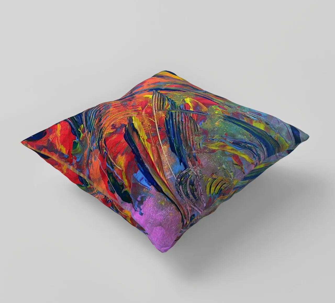 IDEAL GIFT 14 cuscino da Thierry Vobmann Abstract painting