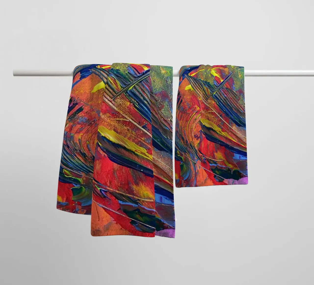 IDEAL GIFT 14 asciugamano da bagno da Thierry Vobmann Abstract painting