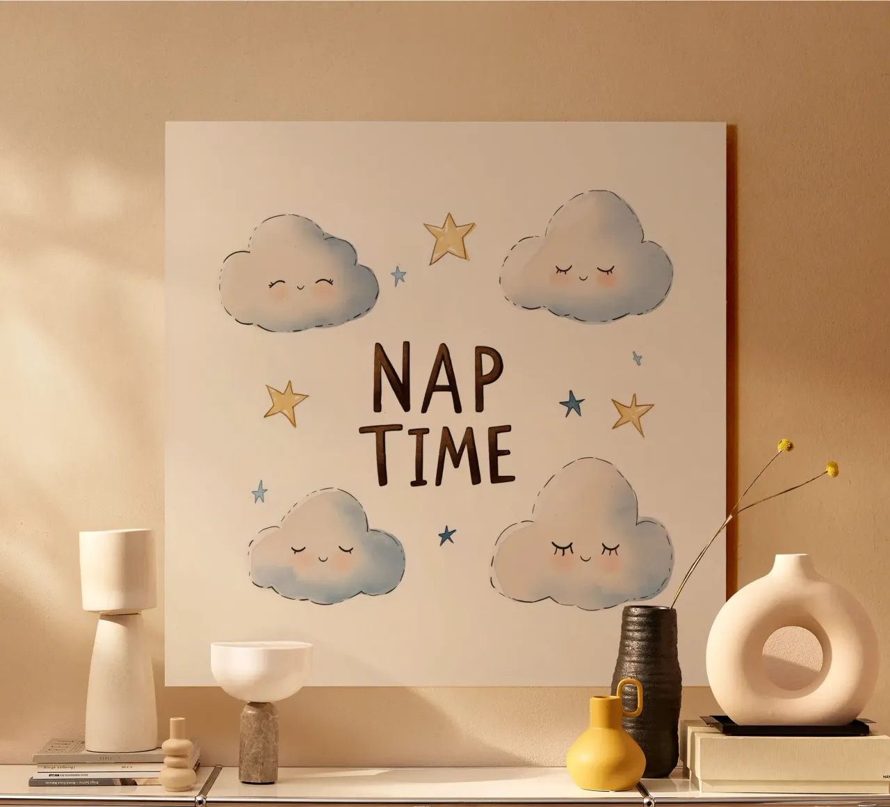Nap Time alu-dibond by treechild