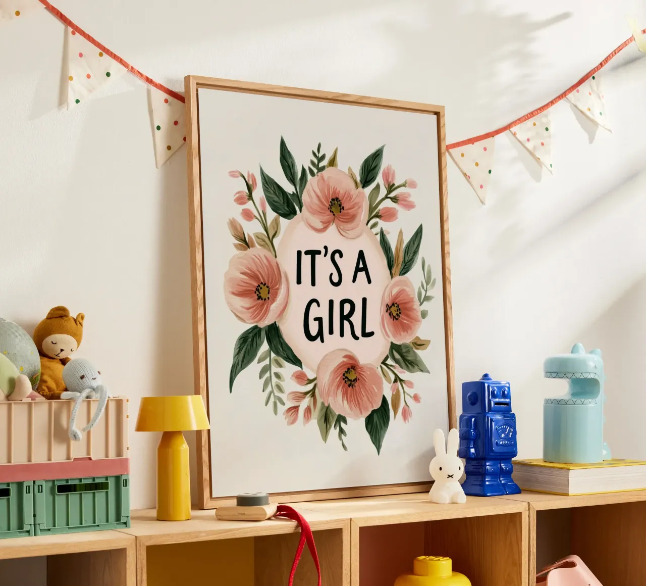 It`s A Girl Acryl-Glas von treechild
