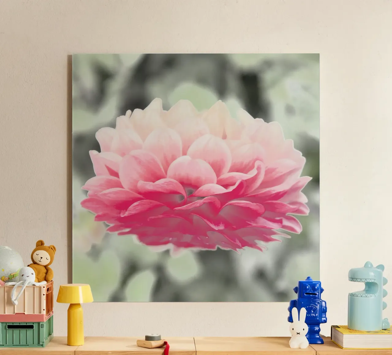 Dahlia acryl van Teresa André