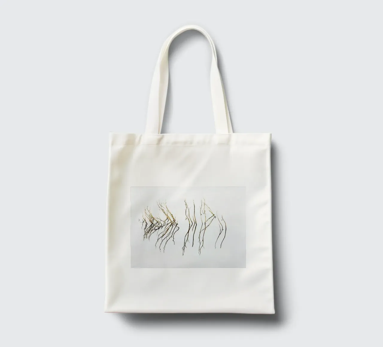 Minimal abstract reflections tote bag by Teresa André