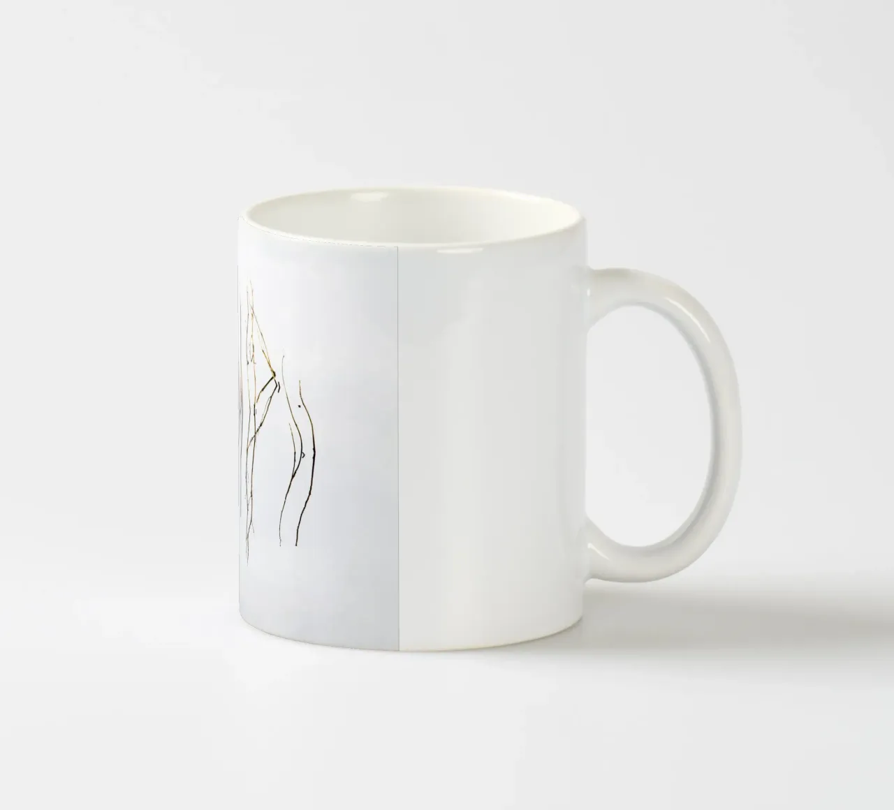 Riflessioni astratte minimali tazza in ceramica da Teresa André