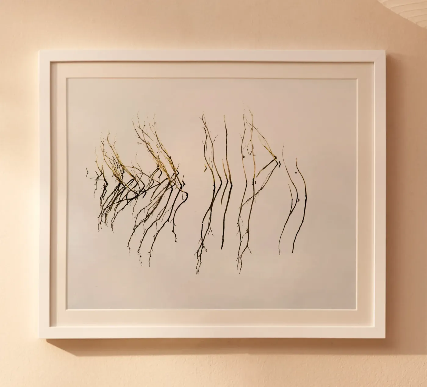 Minimal abstract reflections poster by Teresa André