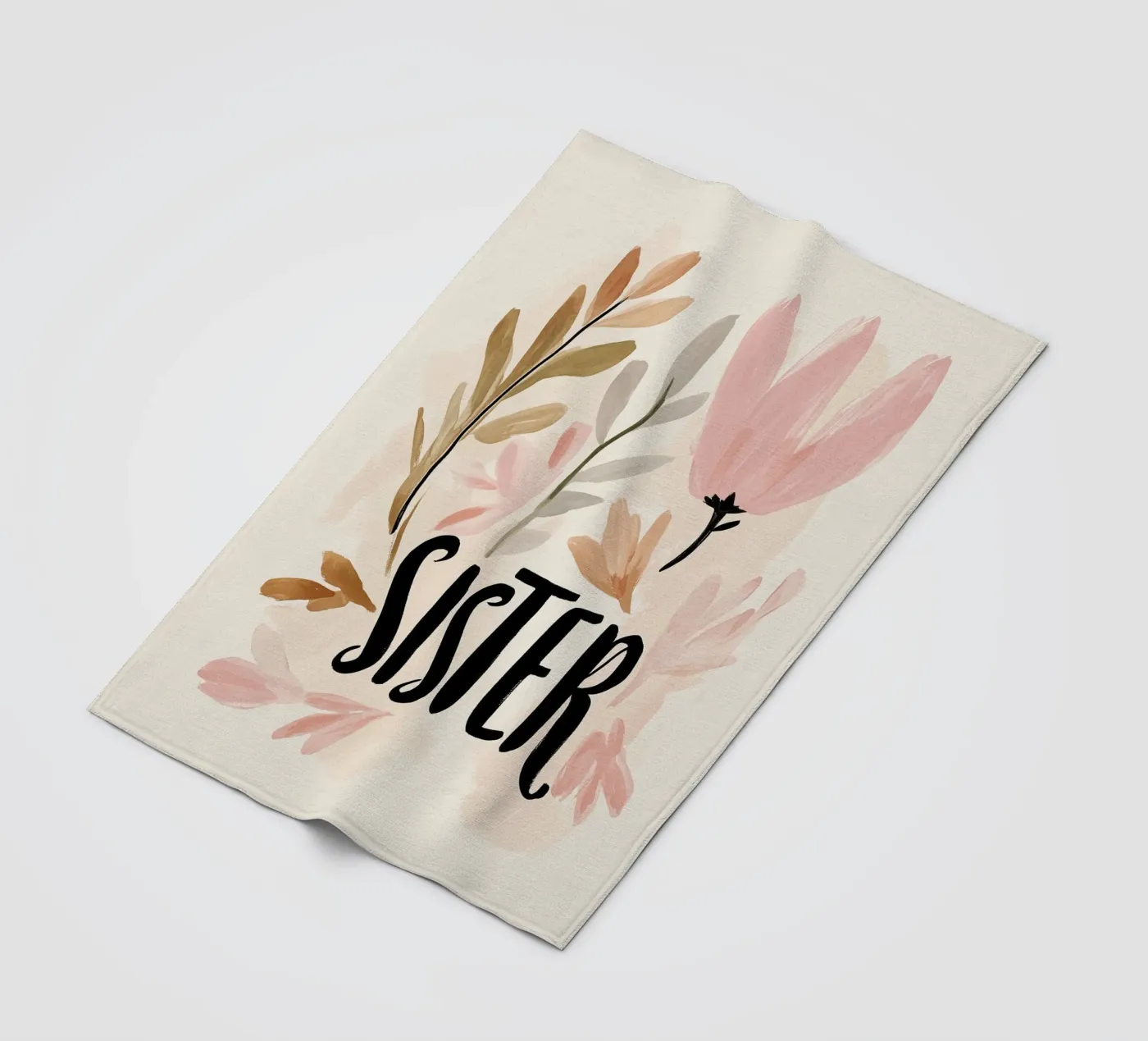 Sister (Version 2) fleece blanket by treechild