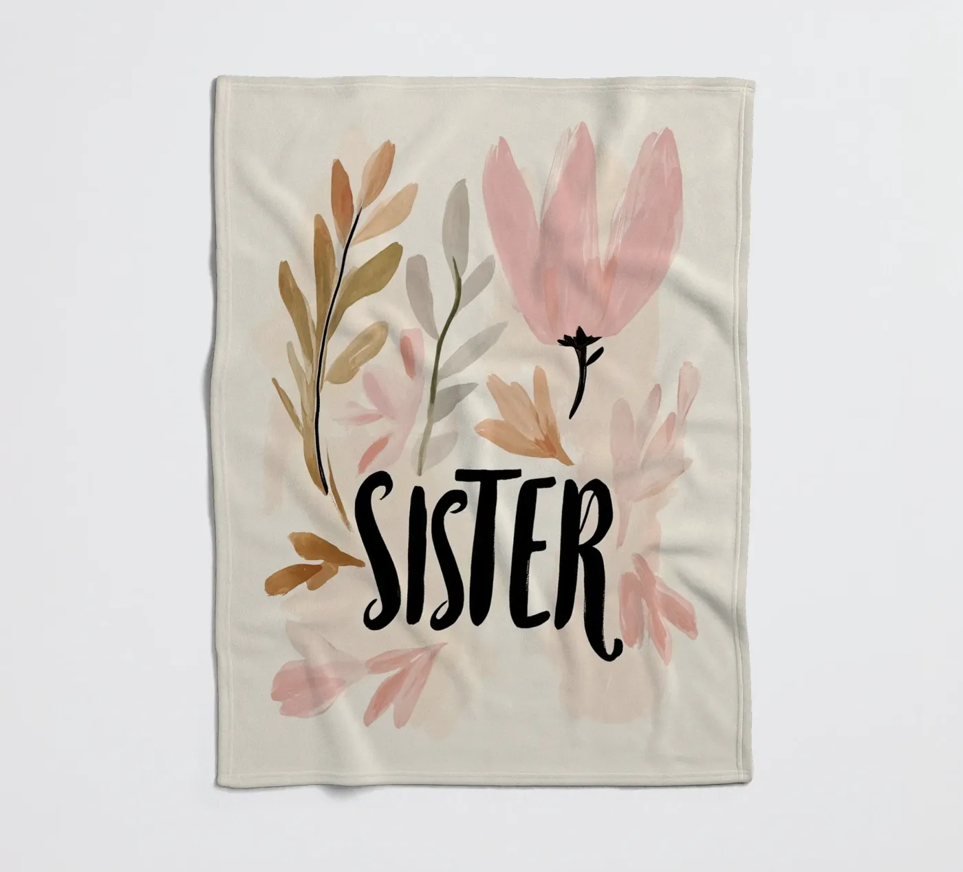 Sister (Version 2) fleece blanket by treechild