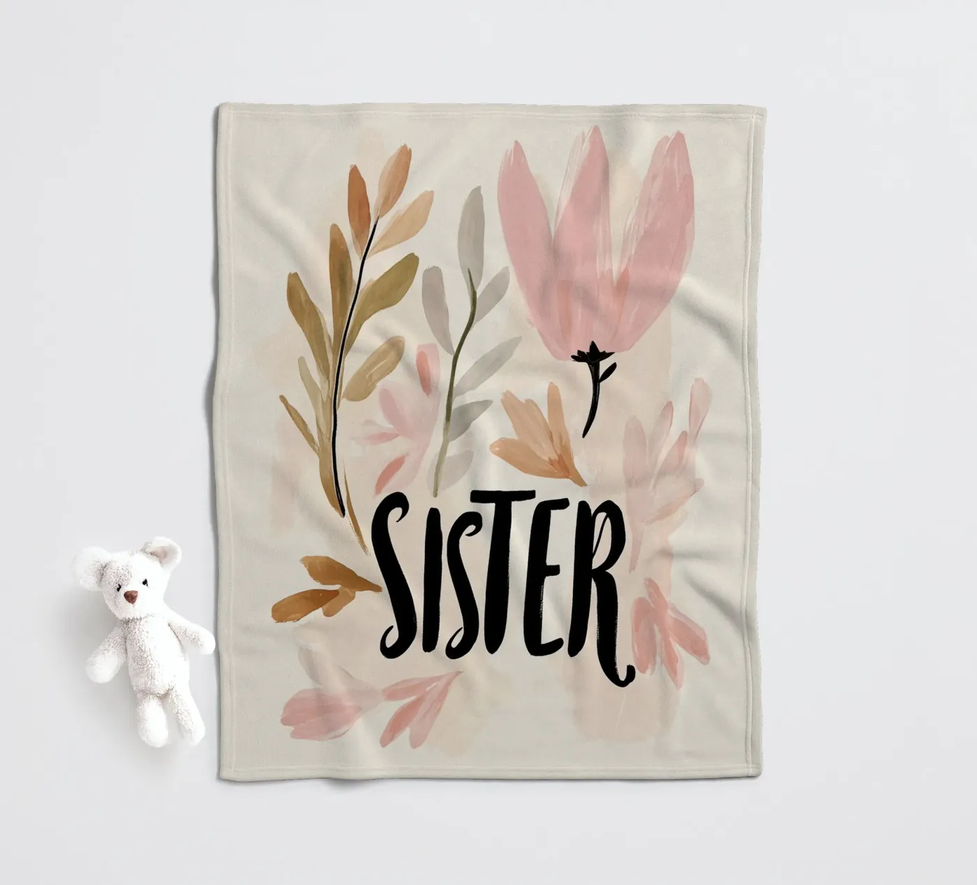 Sister (Version 2) fleecedeken van treechild