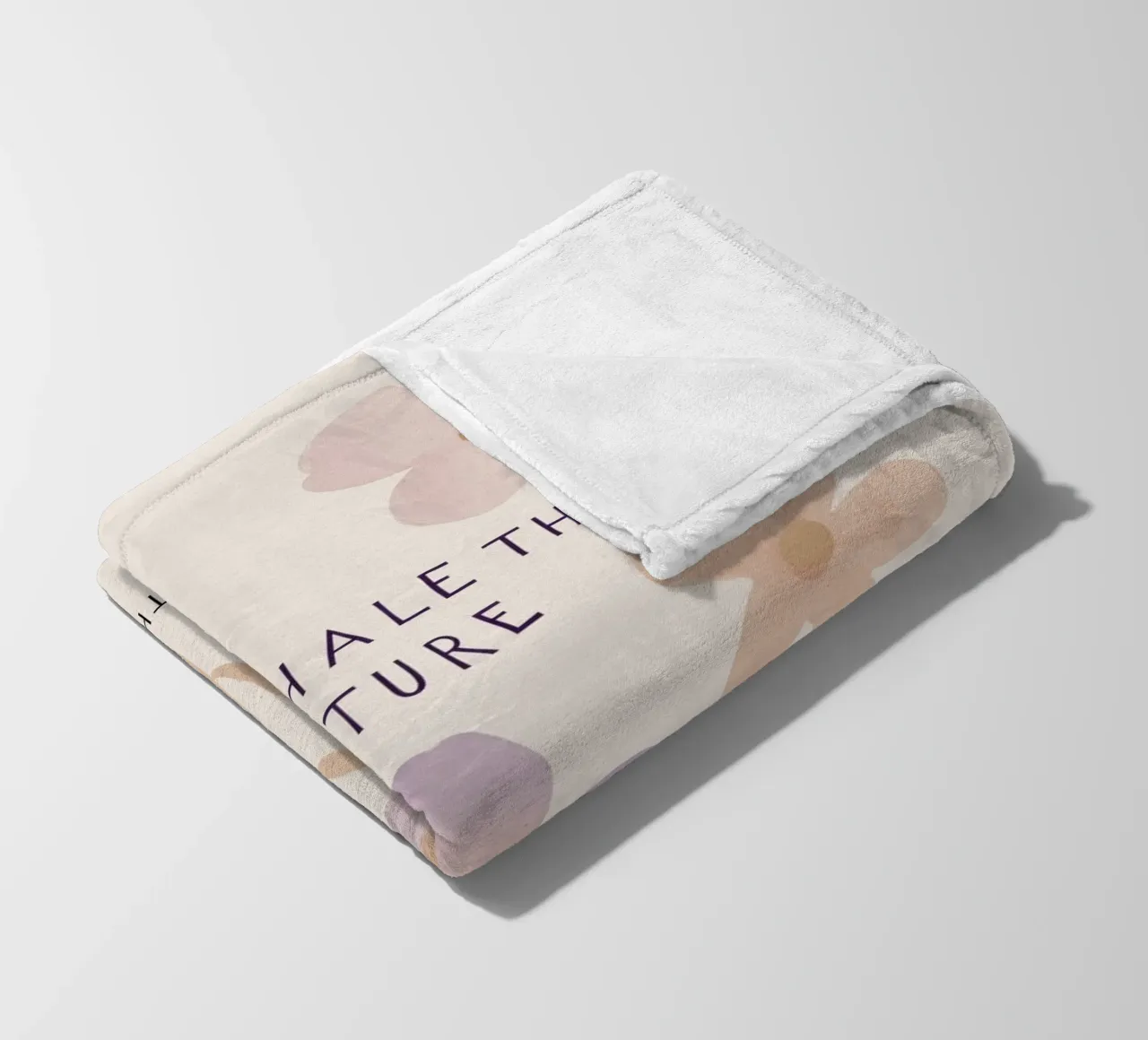Inhale The Future Exhale The Past fleece blanket by treechild