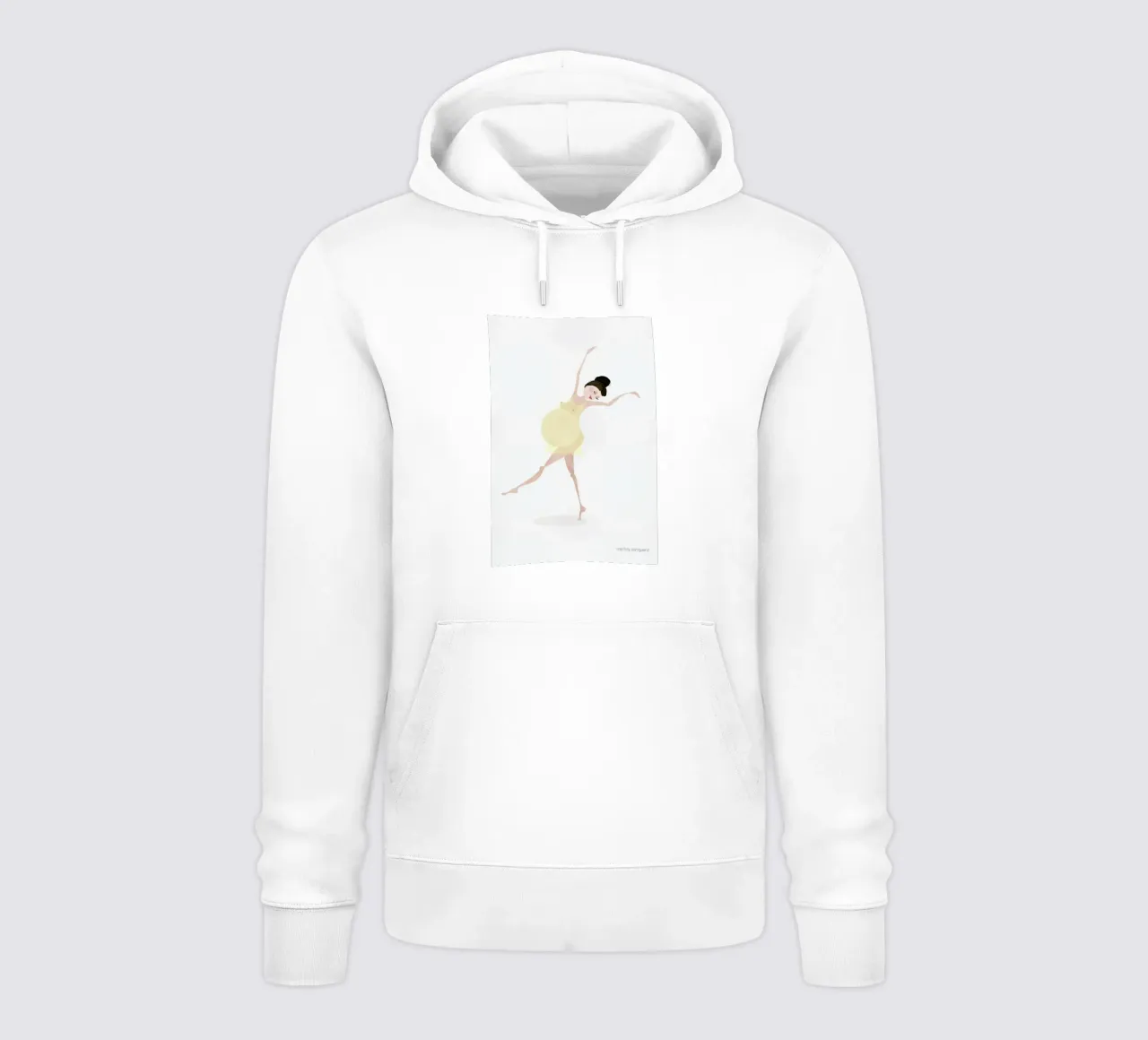 Waiting #02 sudadera con capucha de Mie Frey Damgaard