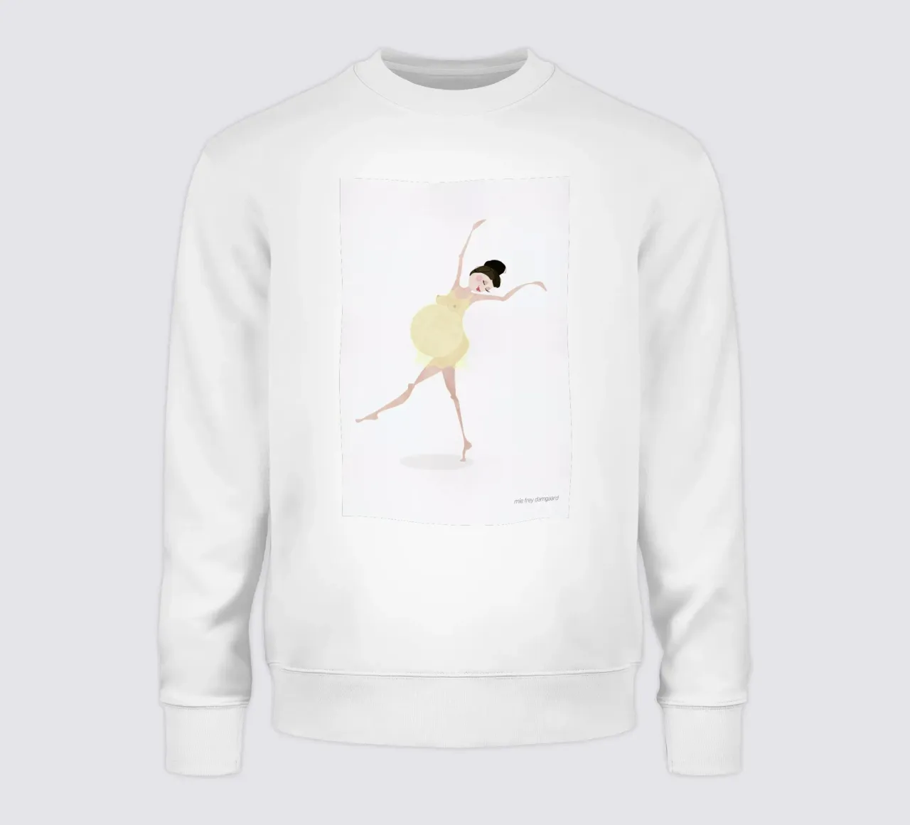 Waiting #02 felpa da Mie Frey Damgaard