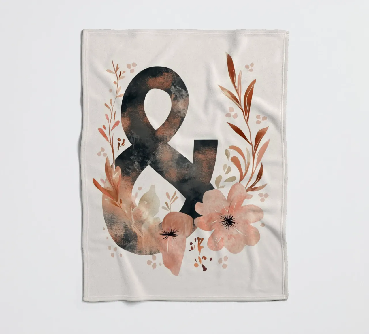 And (Floral Version 2) coperta in pile da treechild