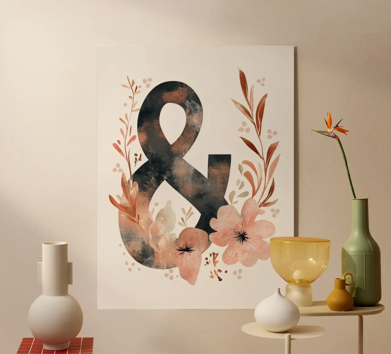 And (Floral Version 2) Acryl-Glas von treechild