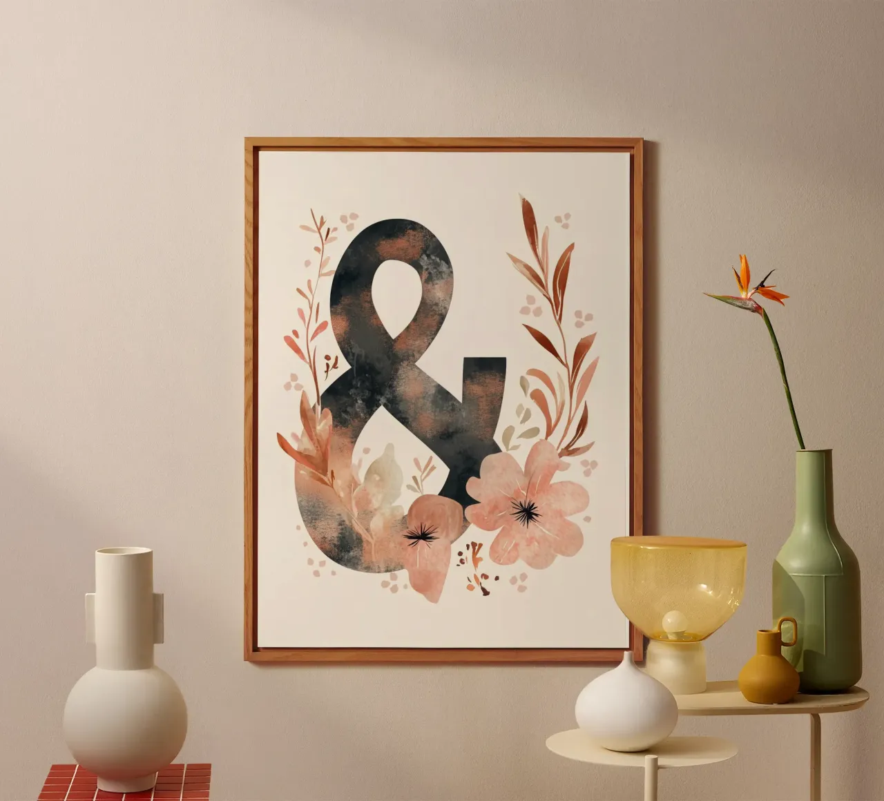 And (Floral Version 2) alluminio dibond da treechild