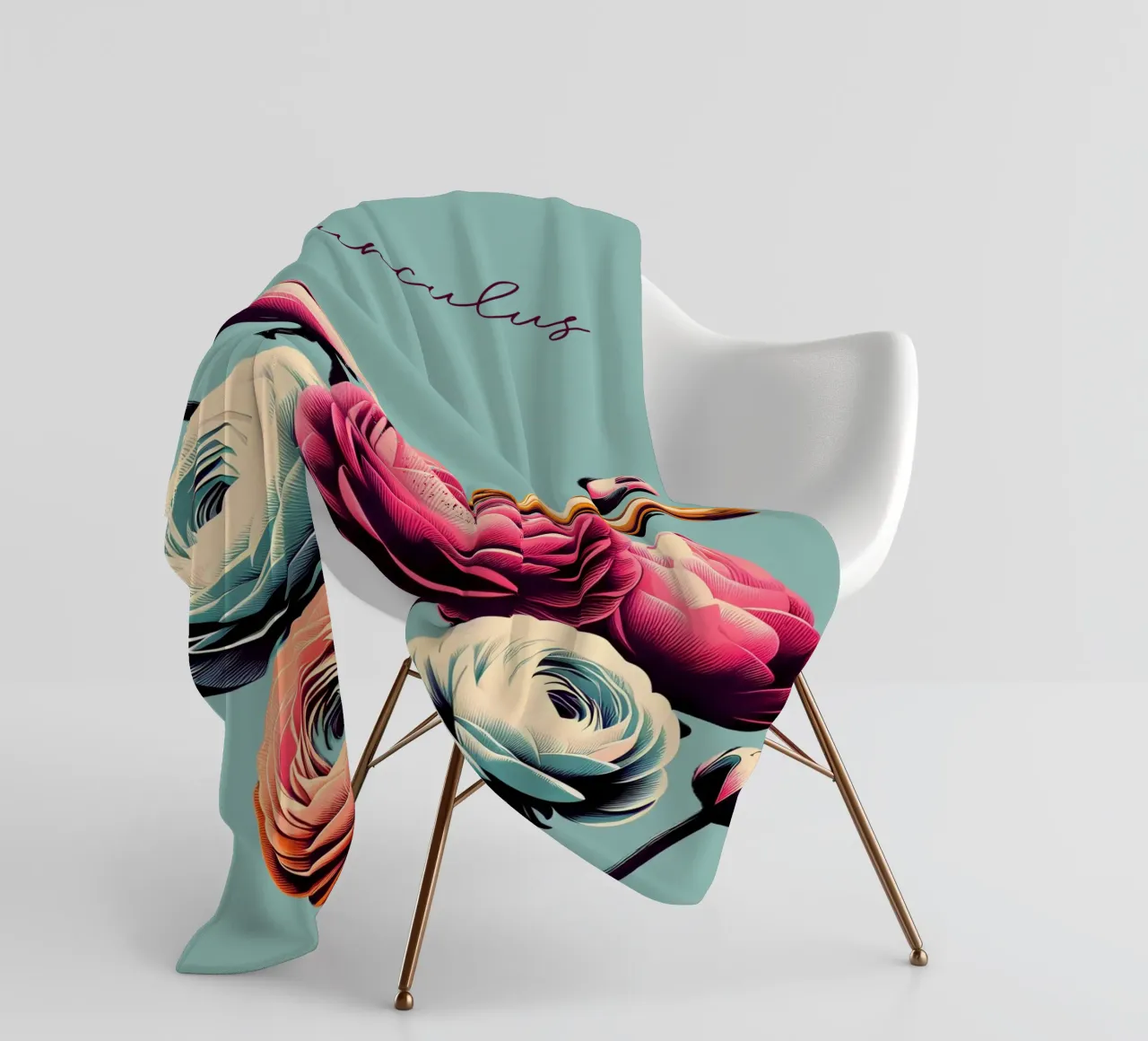 Ranunculus Fleecedecke von Digital Naive