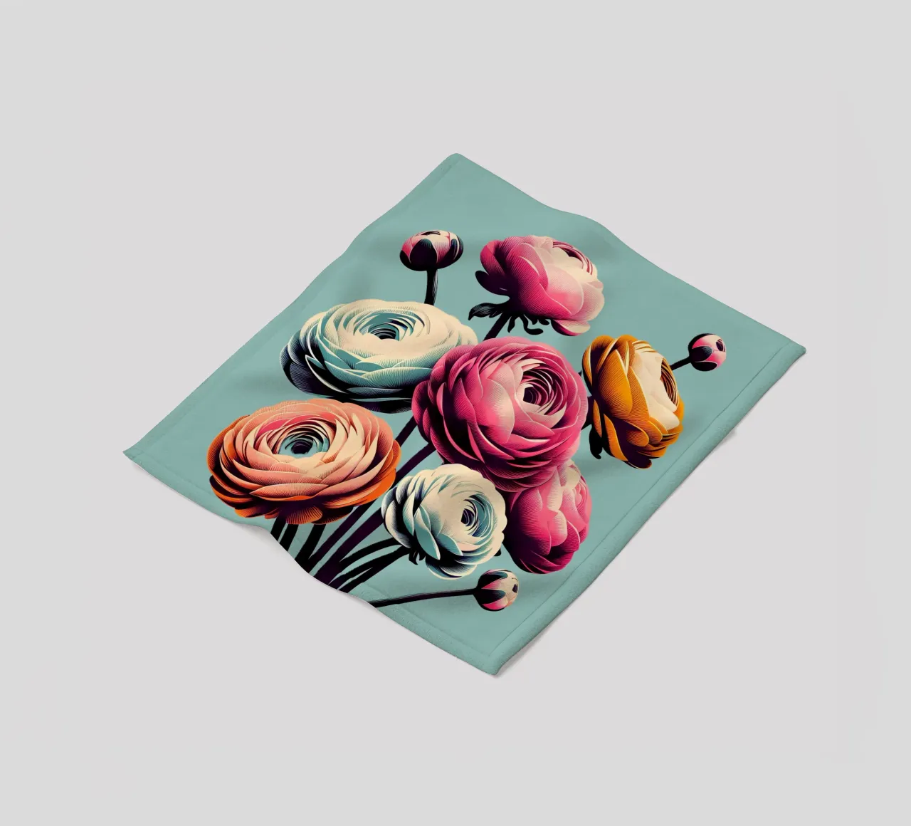 Ranunculus Fleecedecke von Digital Naive