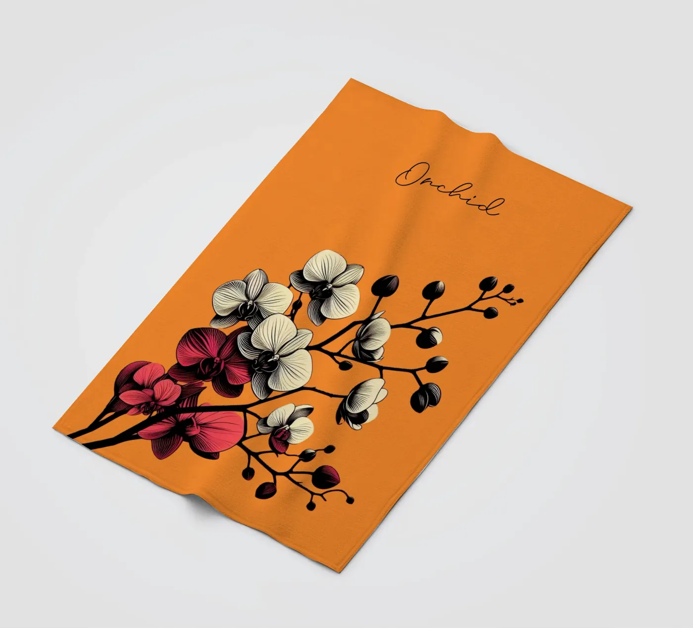 Orchidee coperta in pile da Digital Naive