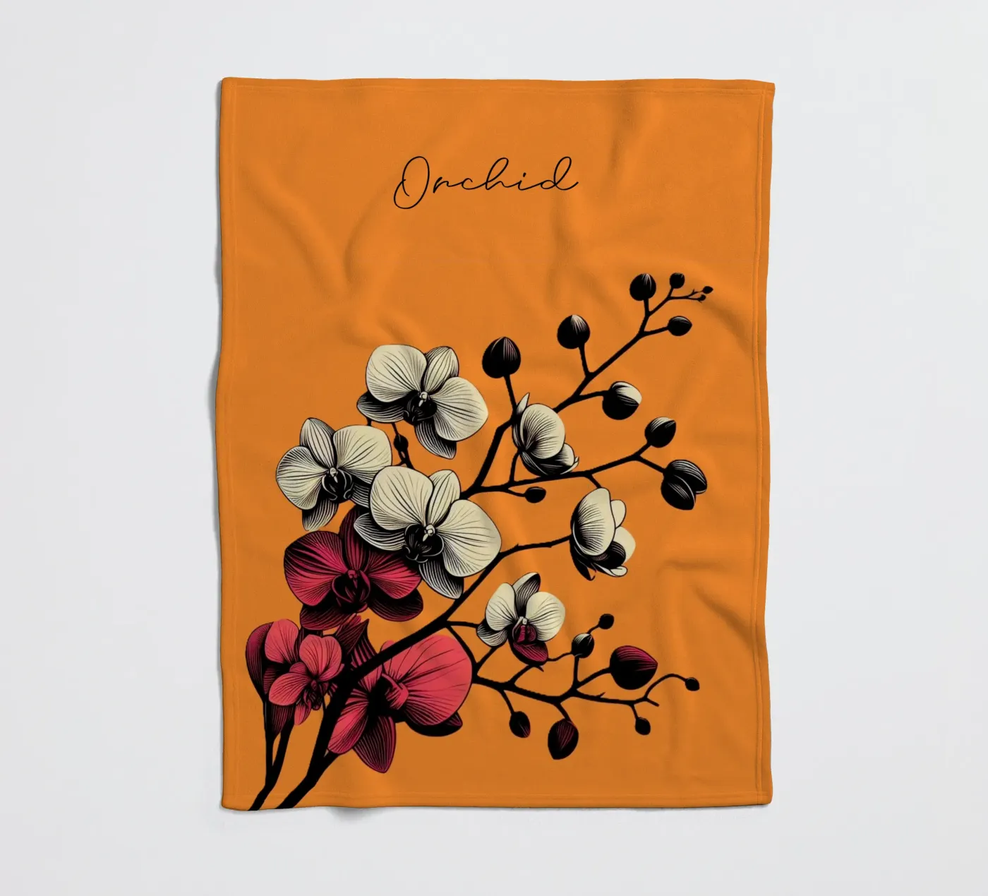 Orchidee coperta in pile da Digital Naive