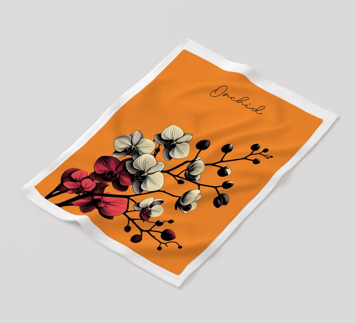 Orchidee coperta in pile da Digital Naive