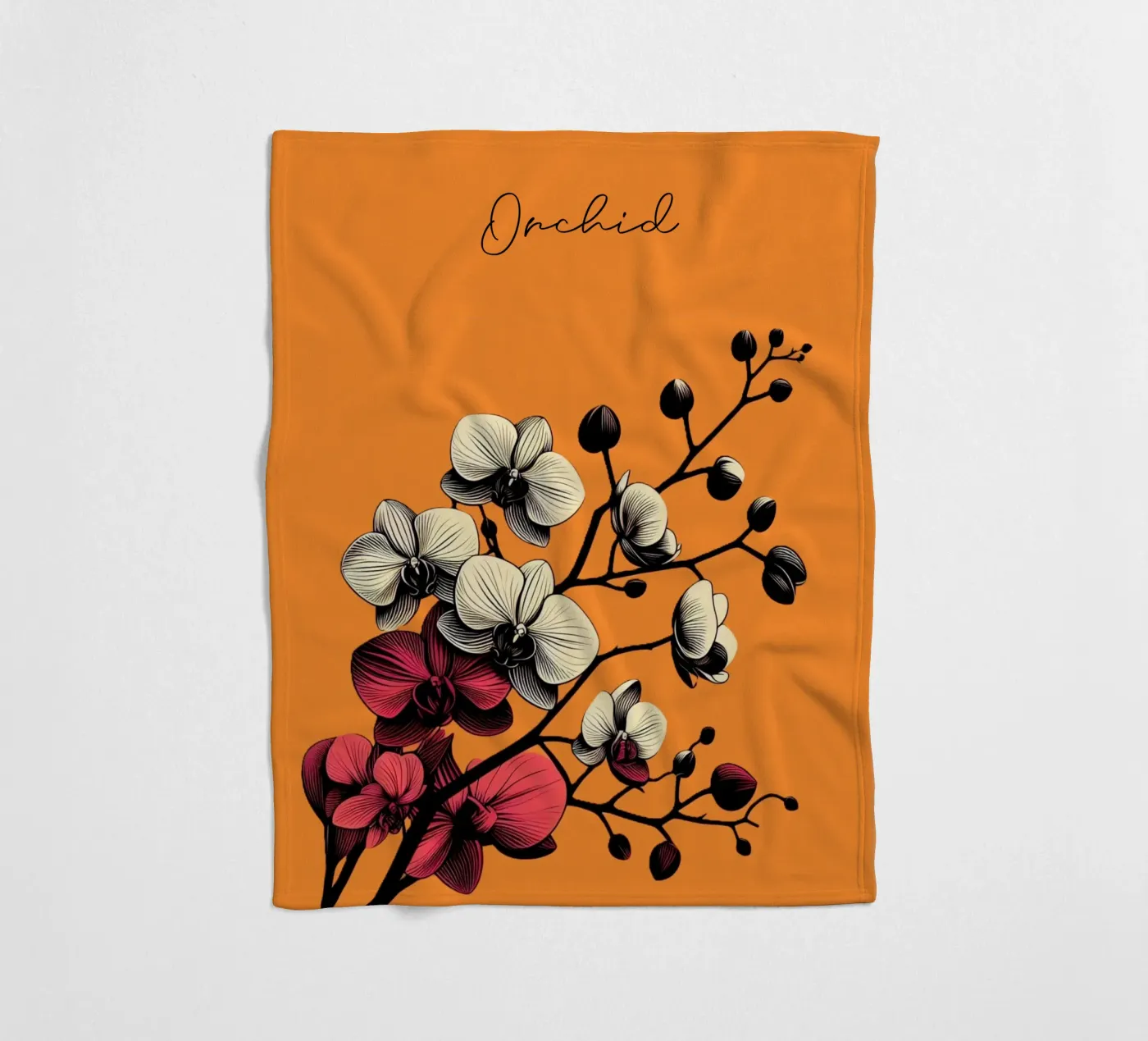 Orchidee coperta in pile da Digital Naive