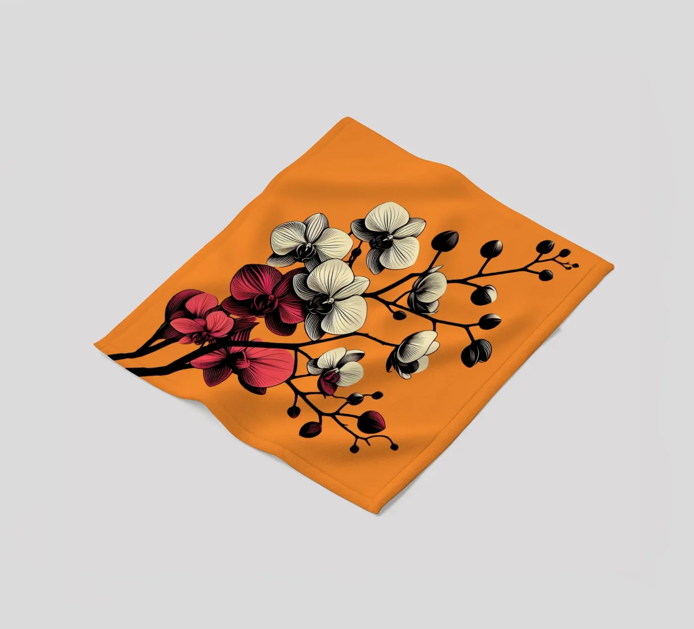 Orchidee coperta in pile da Digital Naive