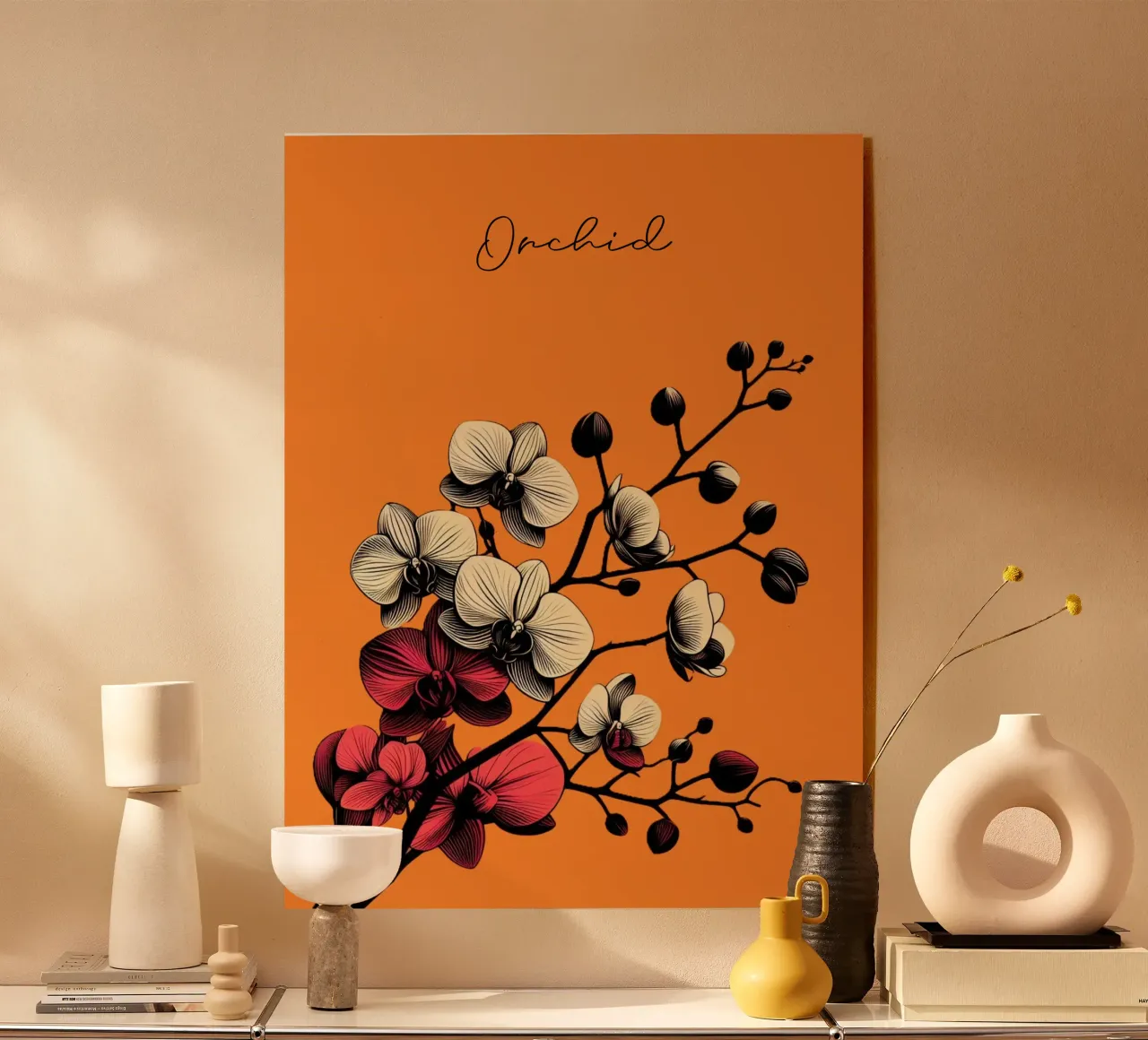 Orchidee plexiglass da Digital Naive