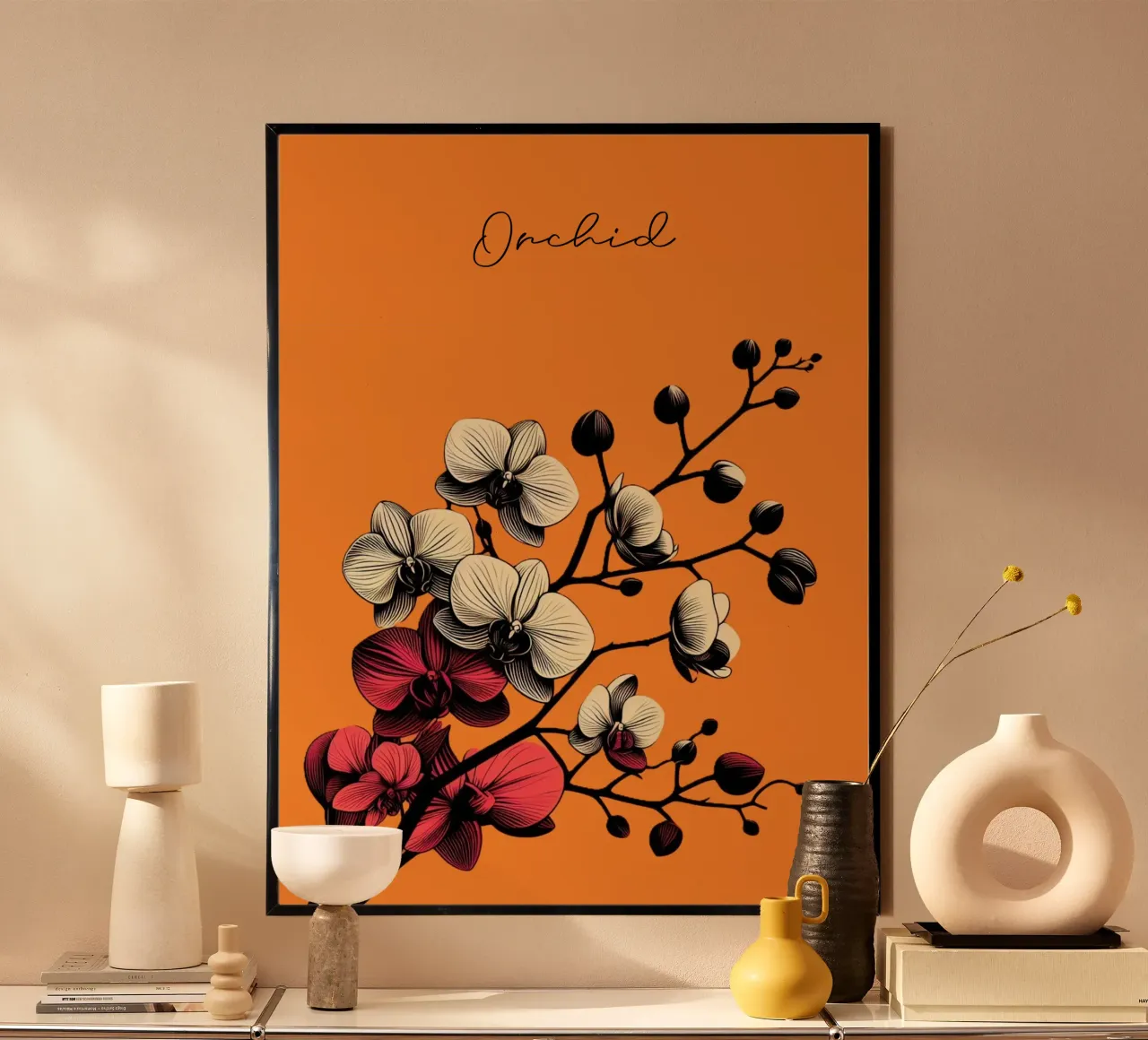 Orchidee poster da Digital Naive
