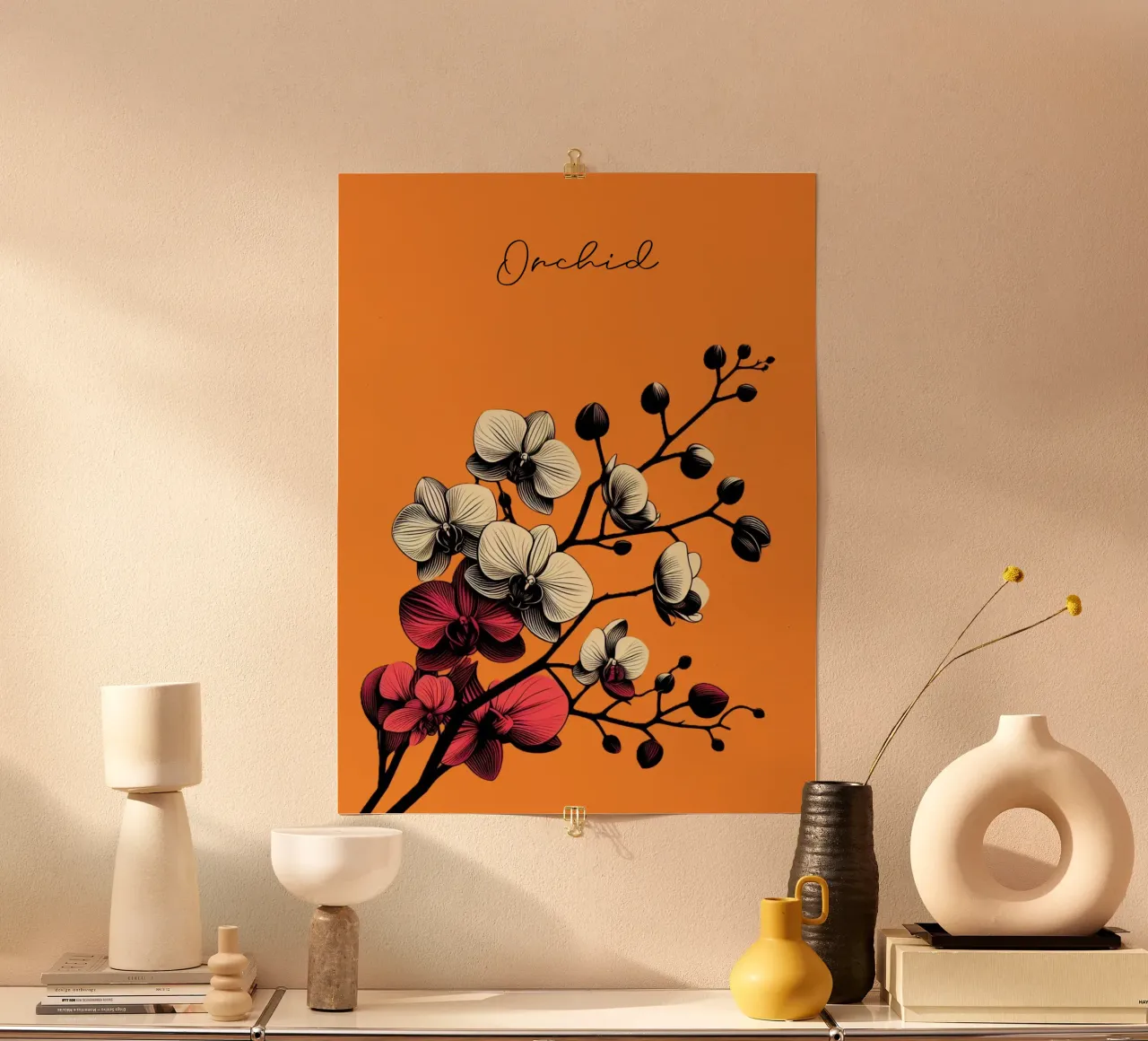 Orchidee poster da Digital Naive