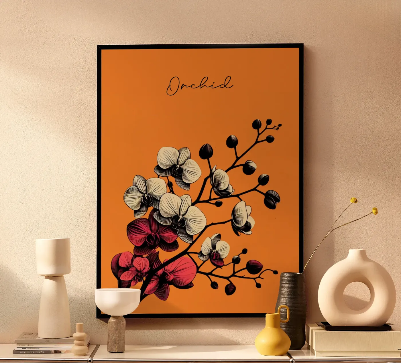 Orchidee poster da Digital Naive