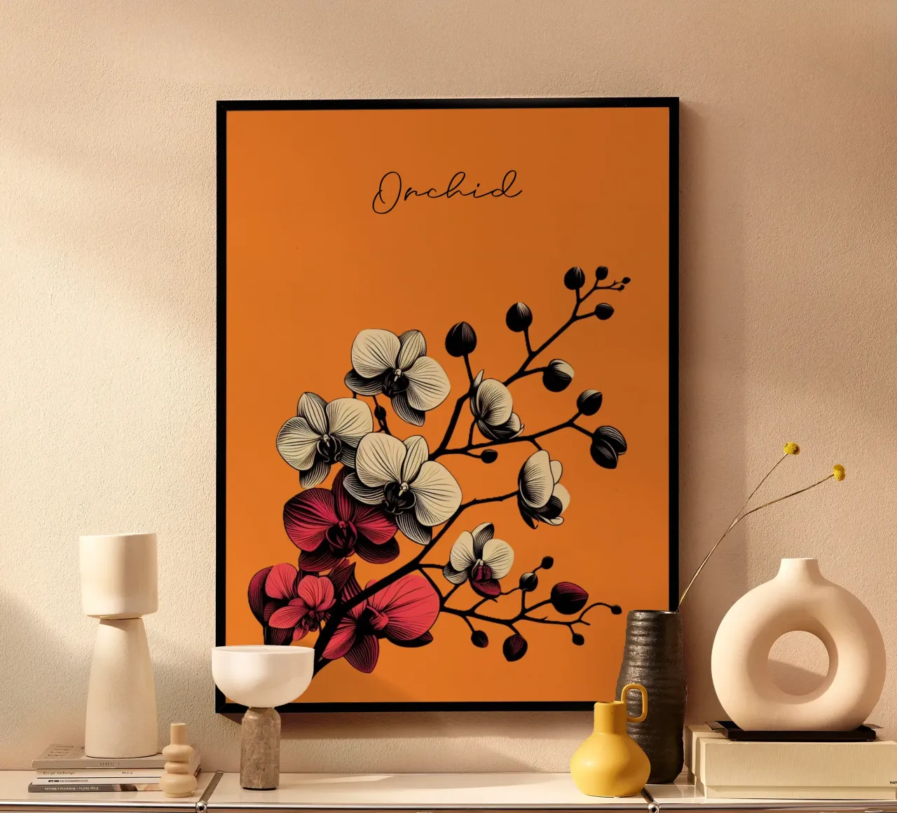 Orchidee poster da Digital Naive