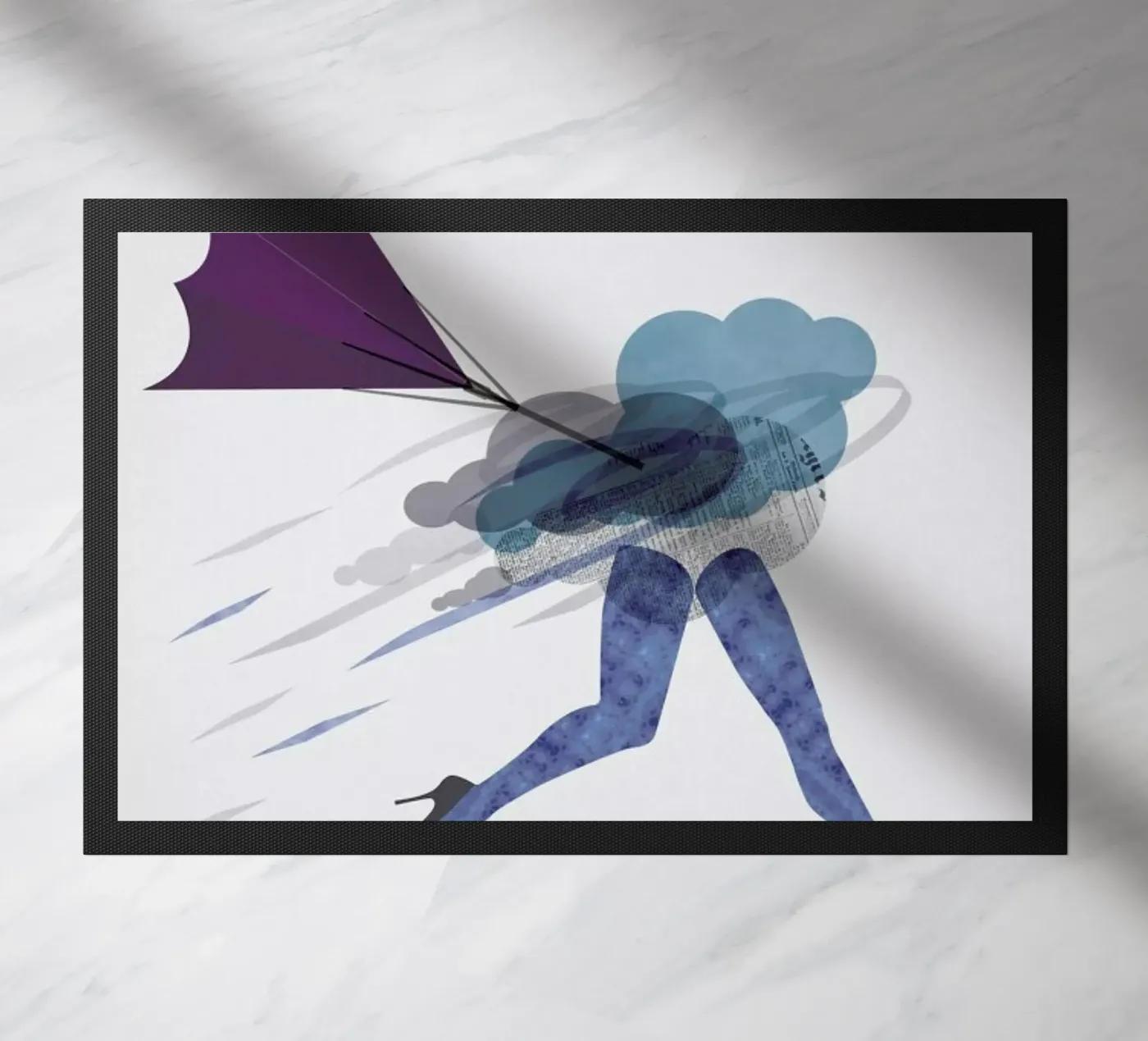 Stressed Fußmatte von Mie Frey Damgaard