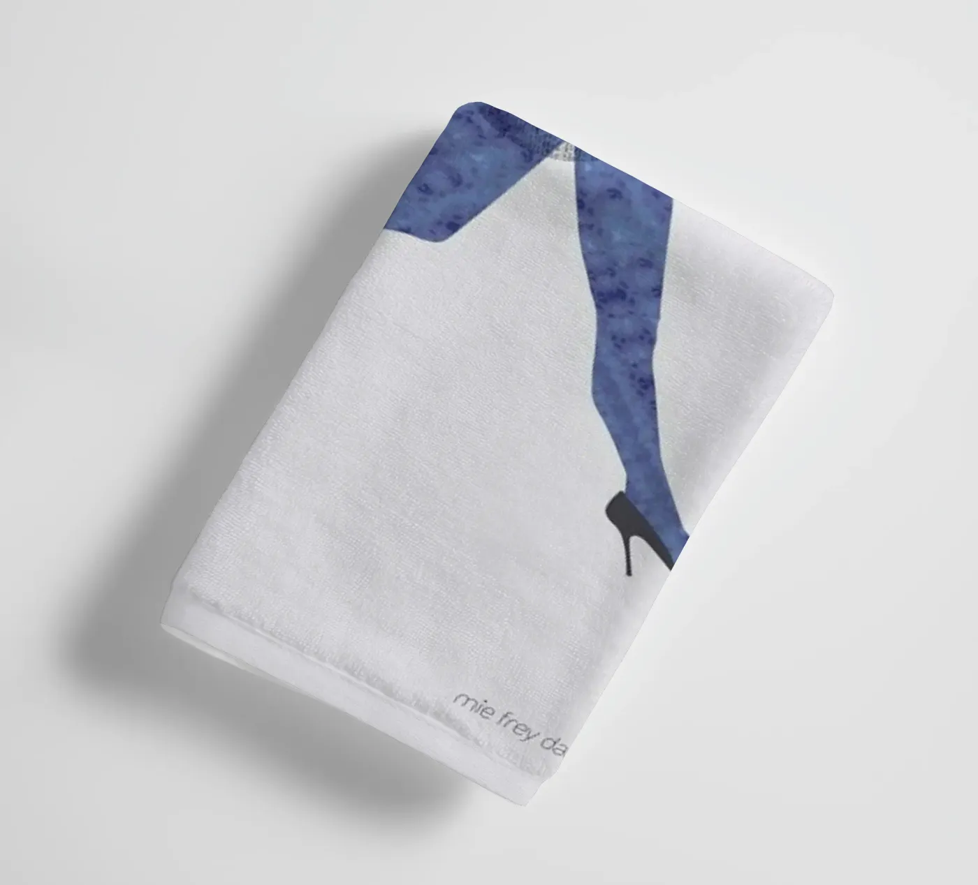 Stressed badhanddoek van Mie Frey Damgaard