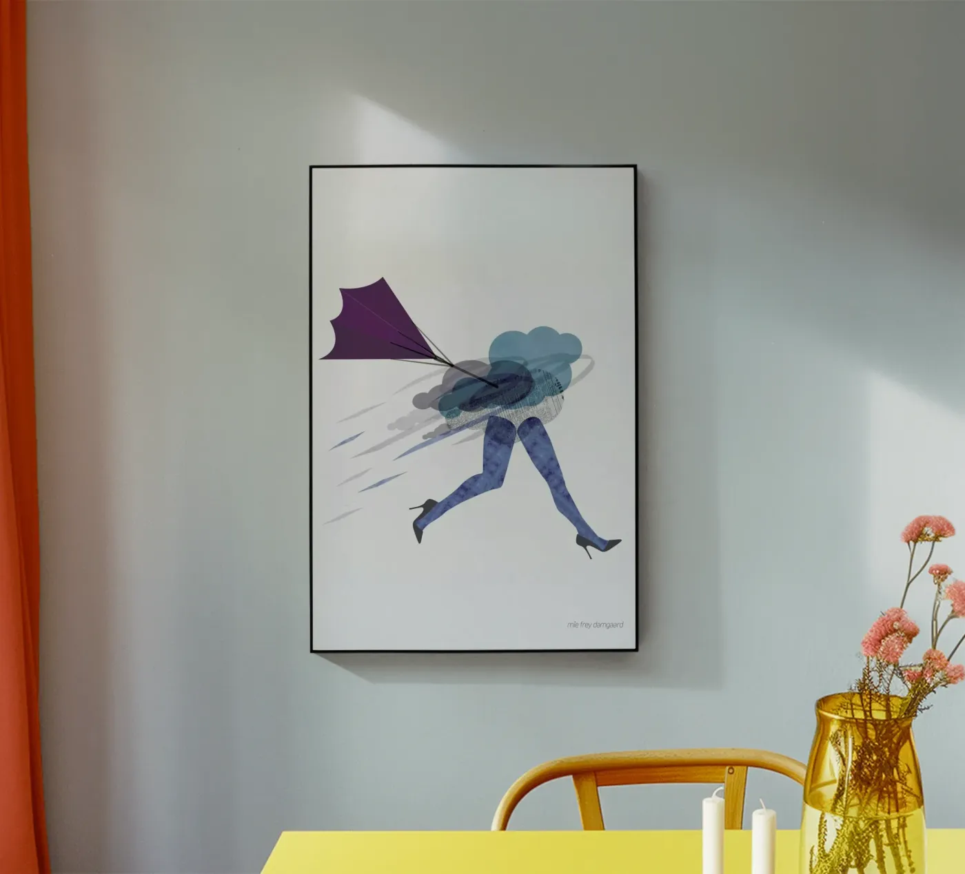 Stressed Acryl-Glas von Mie Frey Damgaard