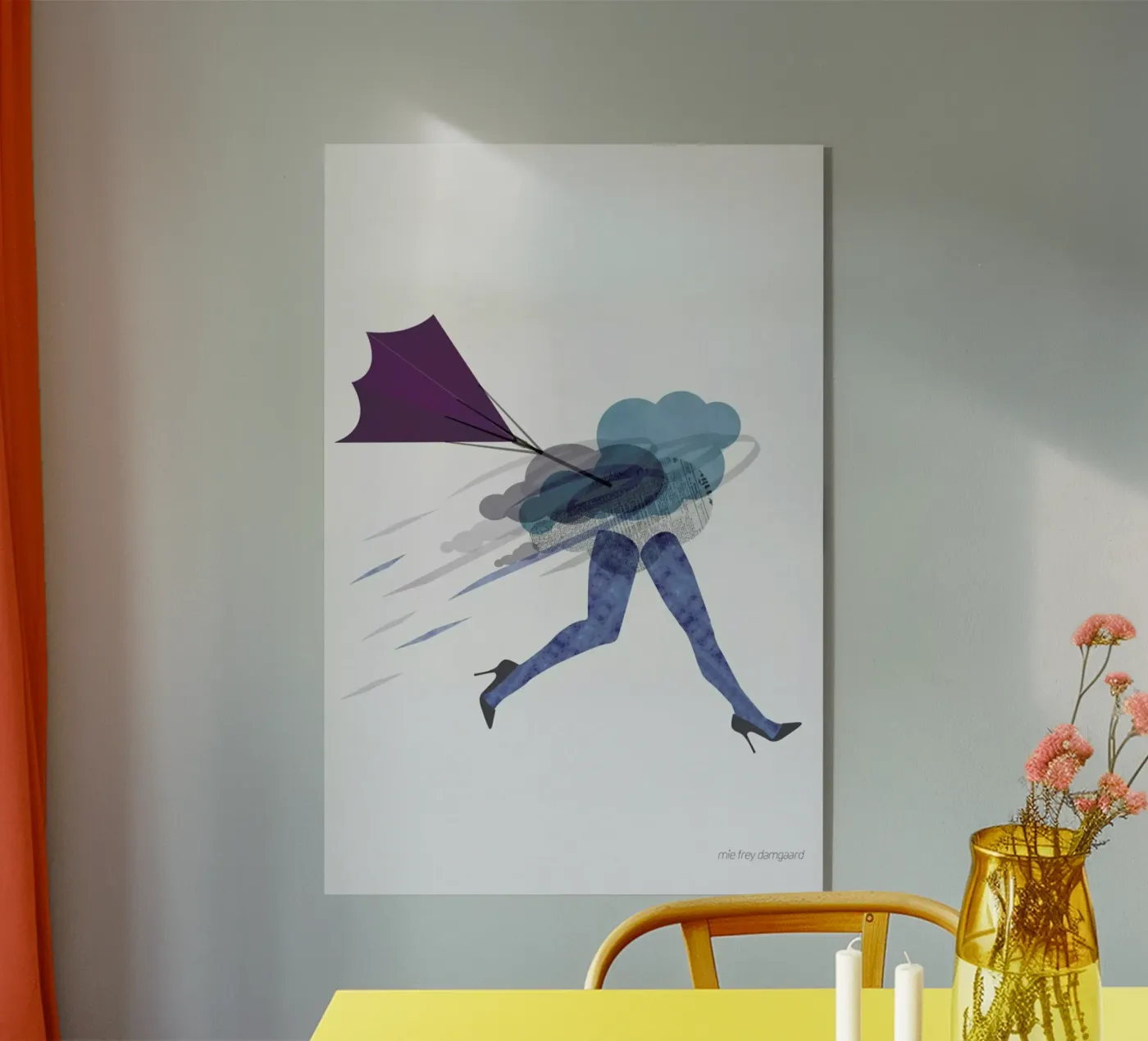 Stressed Acryl-Glas von Mie Frey Damgaard