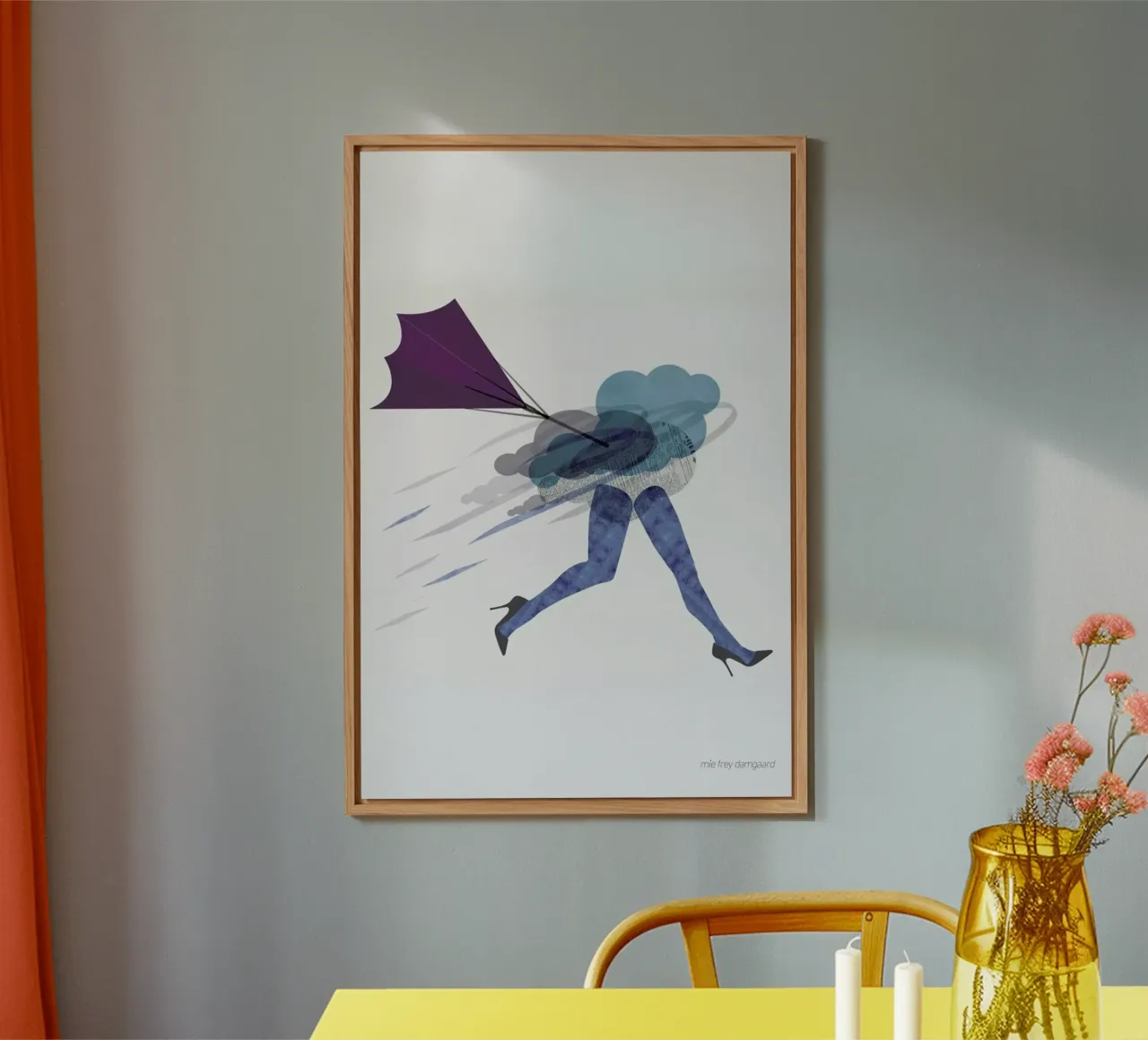 Stressed alluminio dibond da Mie Frey Damgaard