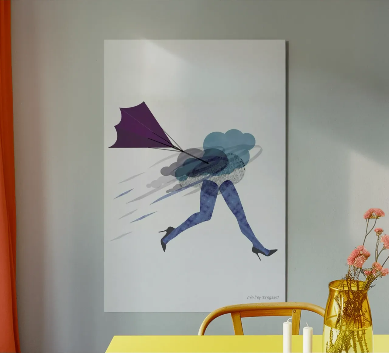 Stressed alluminio dibond da Mie Frey Damgaard