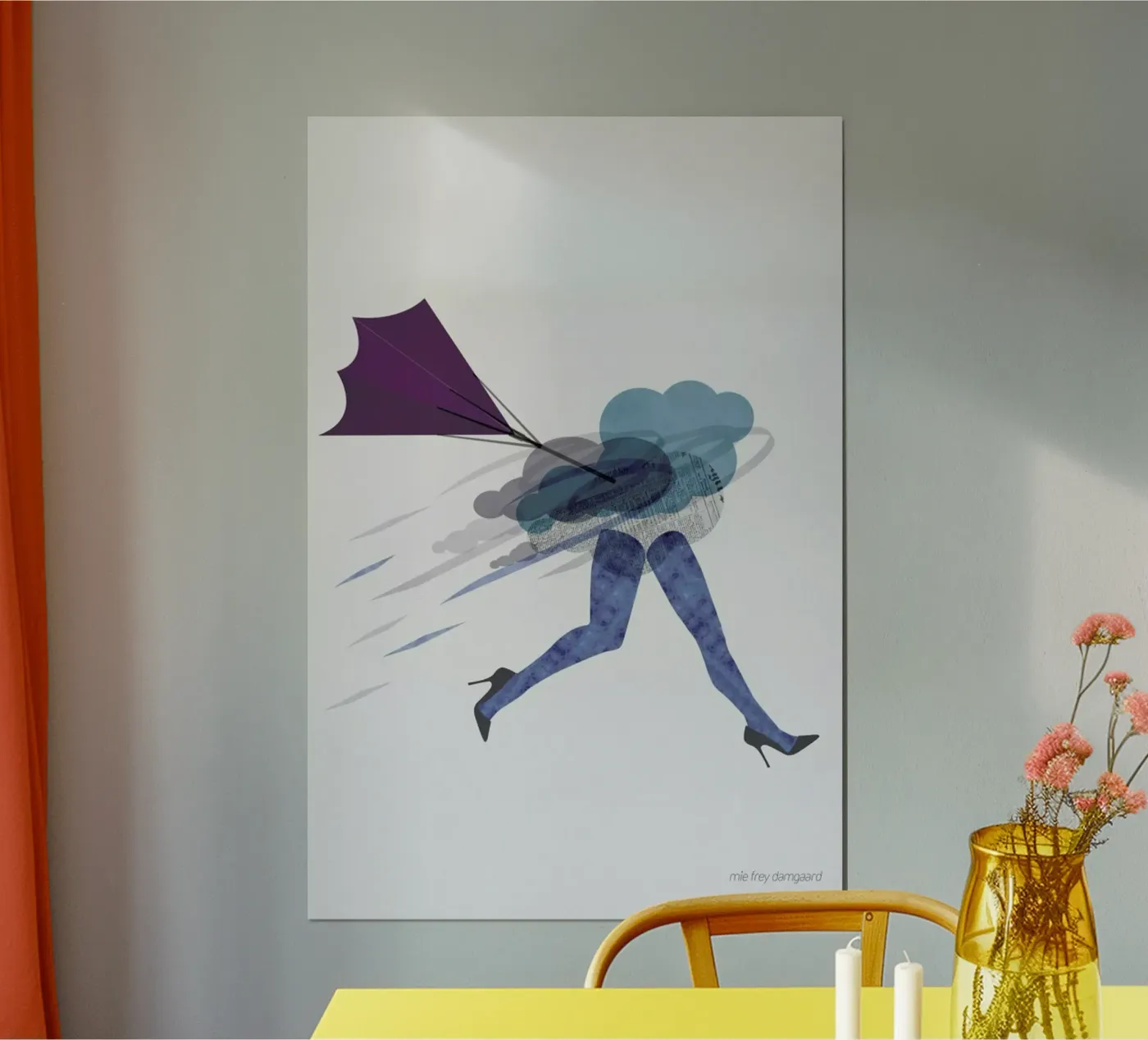 Stressed poster by Mie Frey Damgaard